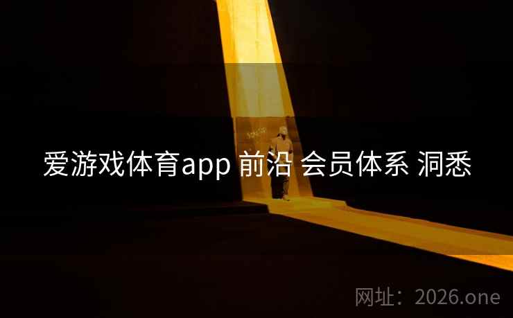爱游戏体育app 前沿 会员体系 洞悉