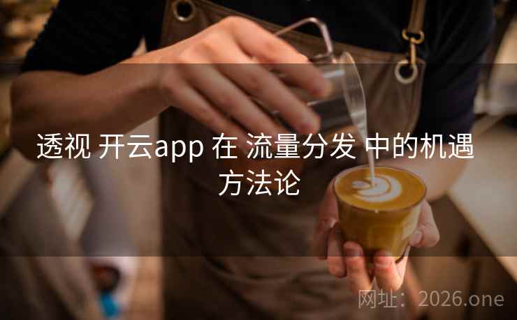 透视 开云app 在 流量分发 中的机遇 方法论 透视 开云app 在 流量分发 中的机遇 方法论
