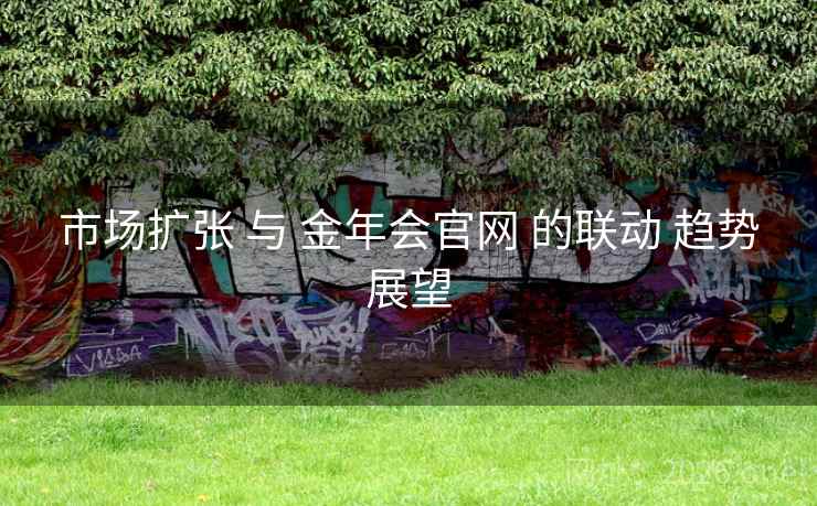 市场扩张 与 金年会官网 的联动 趋势展望