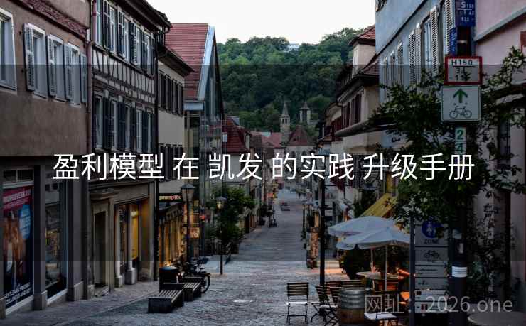 盈利模型 在 凯发 的实践 升级手册 盈利模型 在 凯发 的实践 升级手册