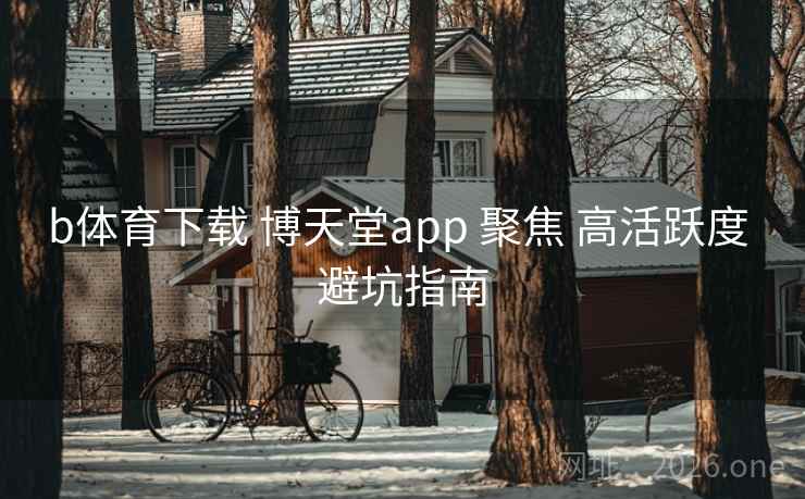 b体育下载 博天堂app 聚焦 高活跃度 避坑指南